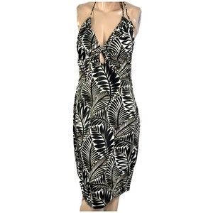 Christian Lacroix Dress Women’s Size S Small Printed Low Back Halter Cutout NWT